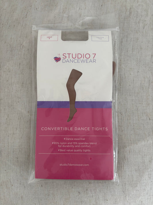 Studio 7 Footed Tights- 1Tan