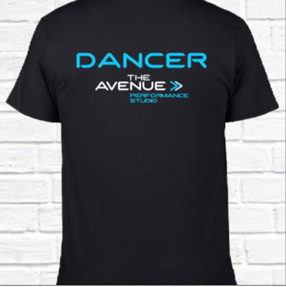 Black T-shirt - The Avenue Performance Studio Shop